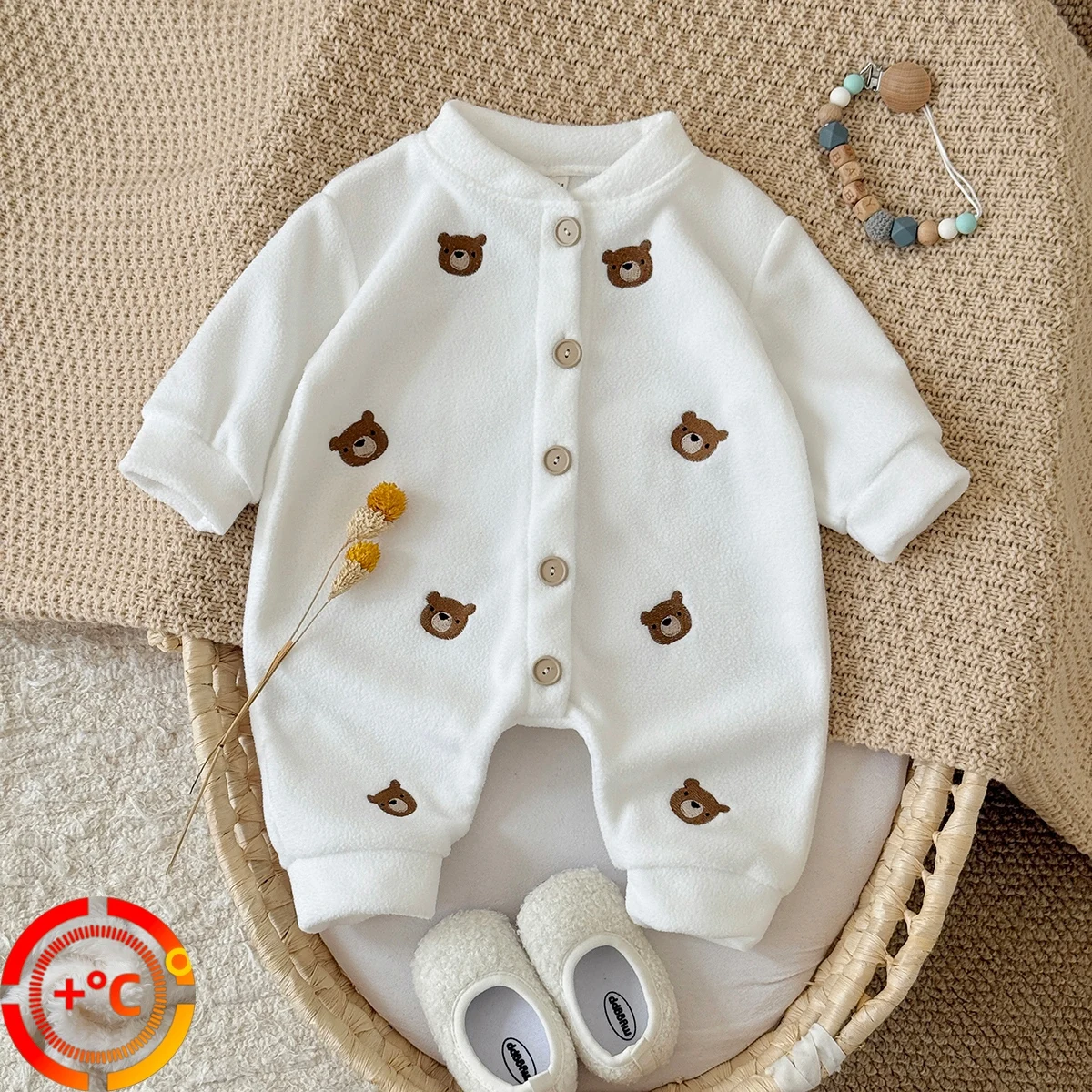 

Baby Boys Girls Rompers Clothes Fashion Long Sleeves Knitted Newborn Infant Netural Jumpsuits Toddler Wear