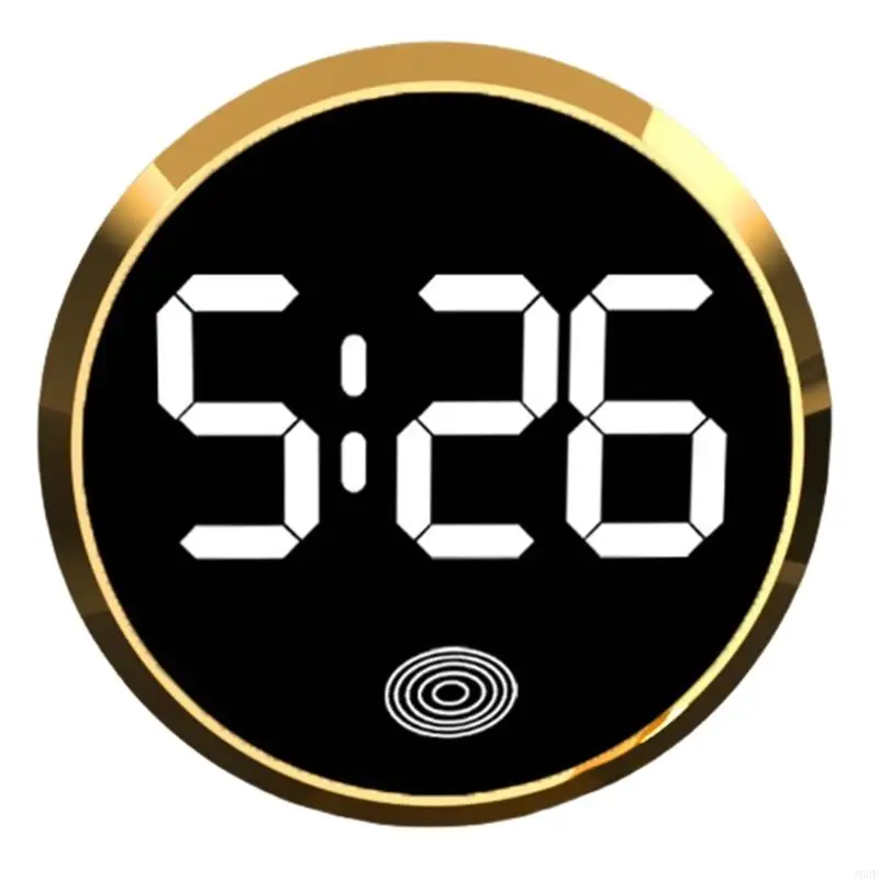 

J60F Automotive LED Digital Clock Magnetized Vehicle LED Clock Car Interior LED Clock