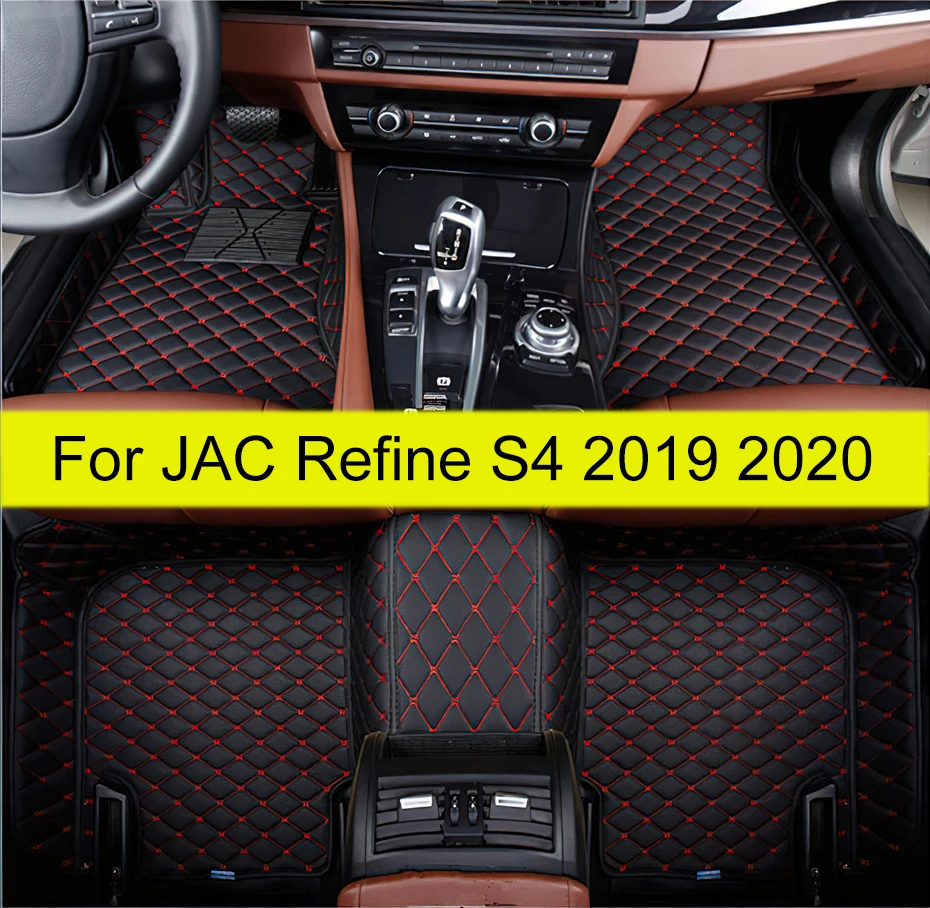 Alfombrillas de coche para JAC Refine S4 2019 2020, almohadillas personalizadas para los pies del automóvil, cubierta de alfombra, accesorios interiores