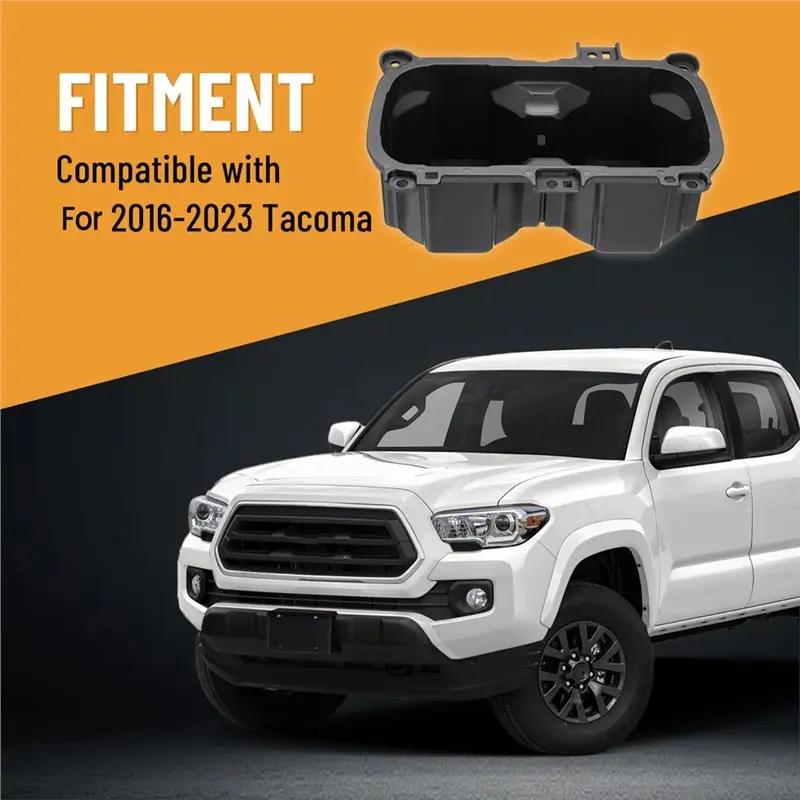 A71Z Insert Center Console Cup Holder For Toyota Tacoma 2016-2023 Replacement Drink Accessories