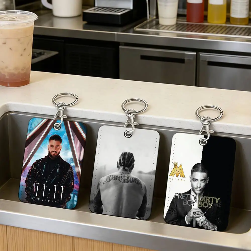 Álbum de la cantante Maluma, tarjetero, organizador de tarjetas de crédito e identificación, billetera bonita, accesorio para el día a día, accesorio divertido