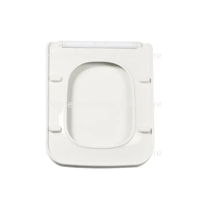 

1 шт. квадратный чехол для унитаза, замедленное однокнопочное быстросъемное сиденье для унитаза, бытовой