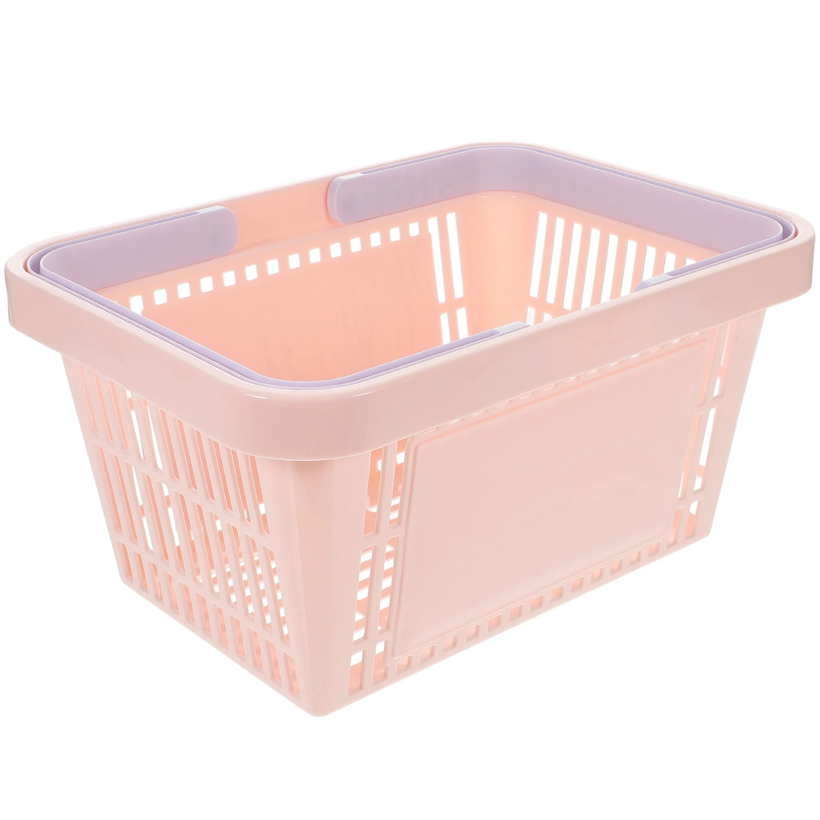 

Storage Basket Hampers Fruit and Vegetable Baskets Kitchen Pink Shopping Crate