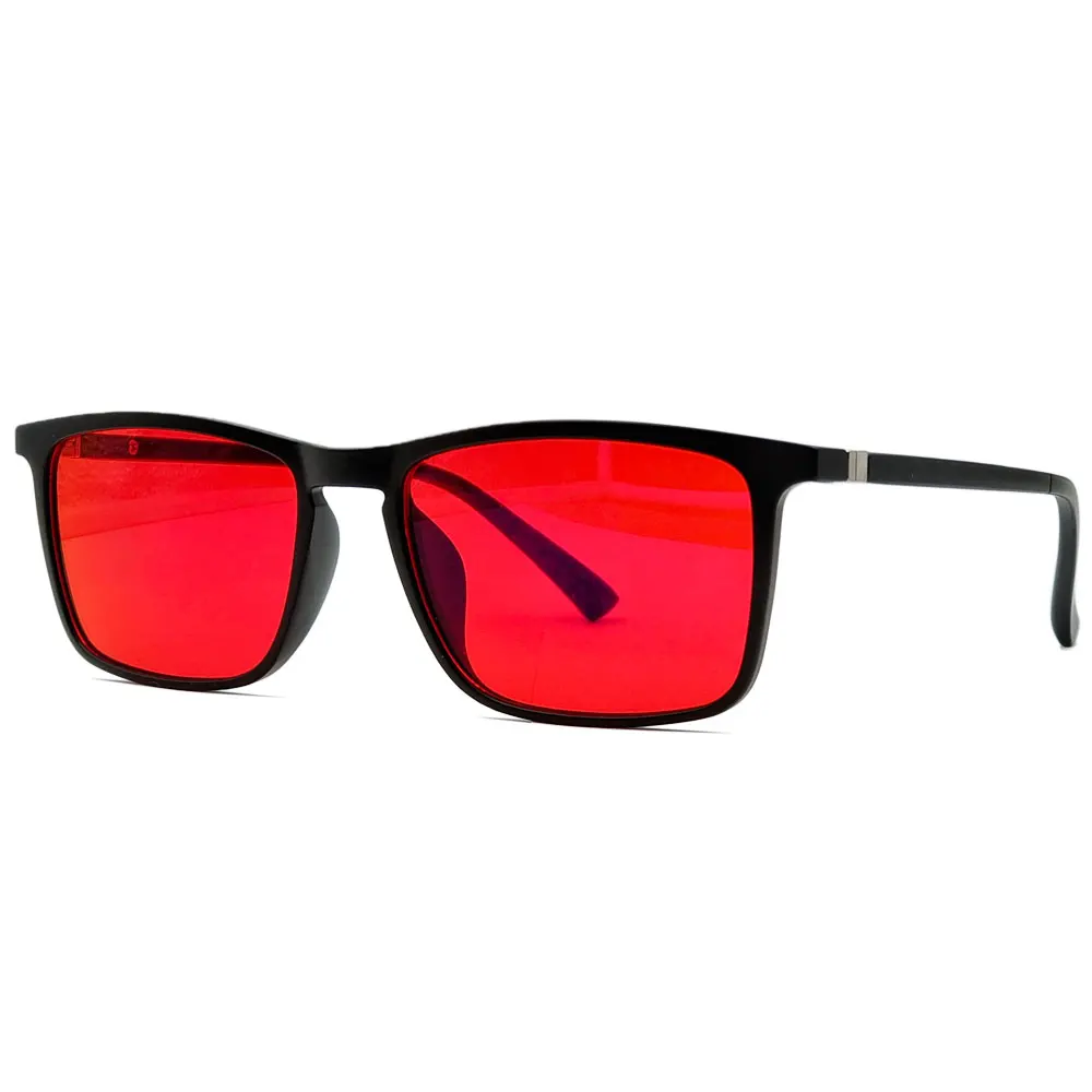 Orange Lens, Red Lens 100% blue light Blocking Green light blocking  Fashion  Glasses Women  Man Computer  Gaming   Office