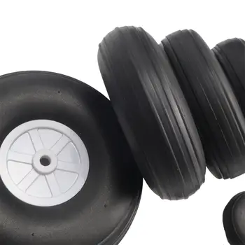 PU橡膠遙控飛機模型固定翼真飛機輪胎輪轂起落架輪轂直徑2.25/2.5/2.75/3.0/3.5/4/4.5/5英寸 10 最佳銷售 橡膠輪 - №4