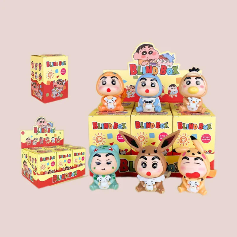 

Anime Crayon Shin-chan Blind Box Cos Pikachu Blind Bag Doll Collection Model Figure Toy Surprise Mystery Box Lucky Bag Gifts Toy