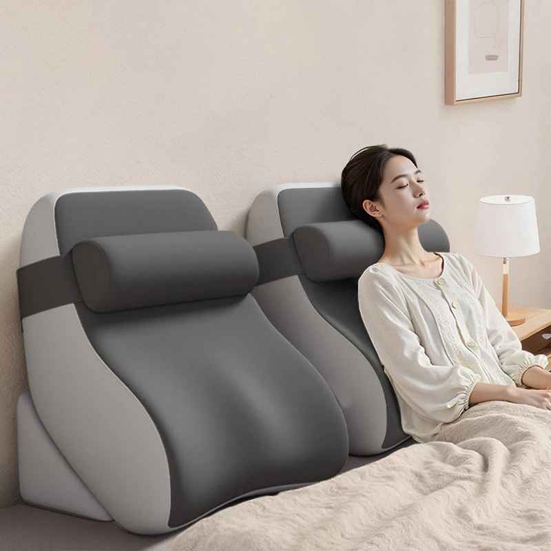 reading-pillow-for-sitting-in-bed-ergonomic-wedge-back-pillow-xl-side-pockets-removable-cover-working-nursing-lightweight
