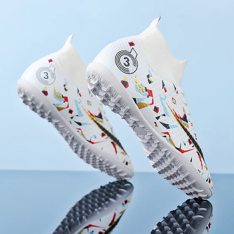 Nueva Llegada: Botas de Fútbol con Diseño Mandarín Duck y Combinación de Colores, Tacos FG y TF, para Entrenamiento Profesional y Partidos, Tallas 31-46