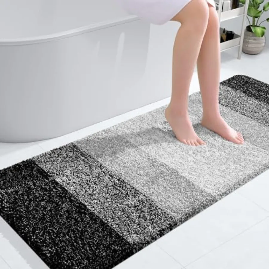 

Large Bathroom Rugs Mat 50x30 Extra Soft Absorbent Microfiber Bath Rugs Rubber Backing Quick Dry Machine Washable Bath Mats for