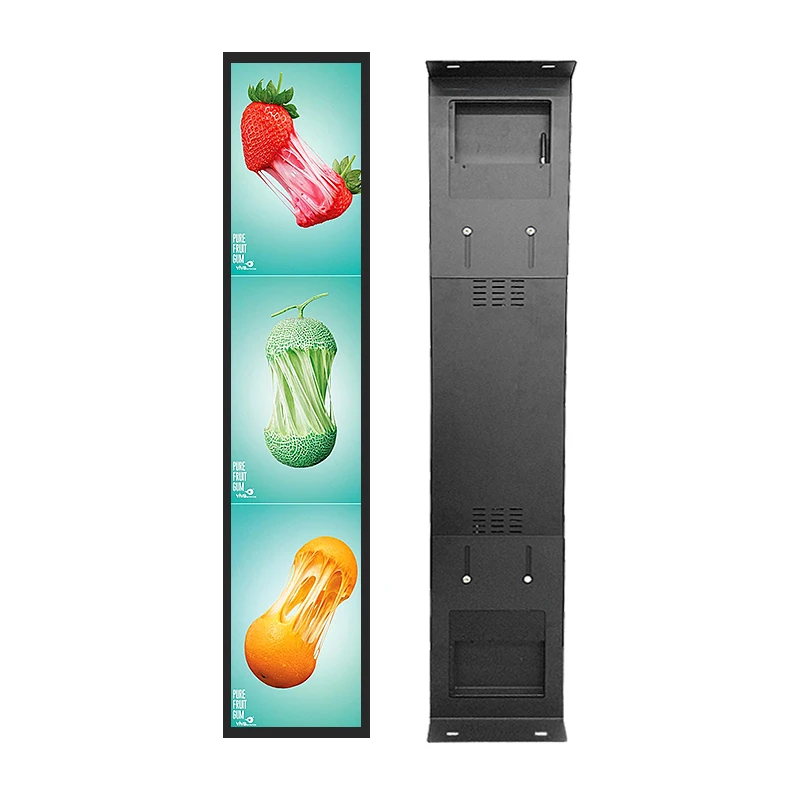 تلفزيون / مشغل إعلانات شريطية واسعة جدًا، شاشة LCD تجارية فائقة التمدد