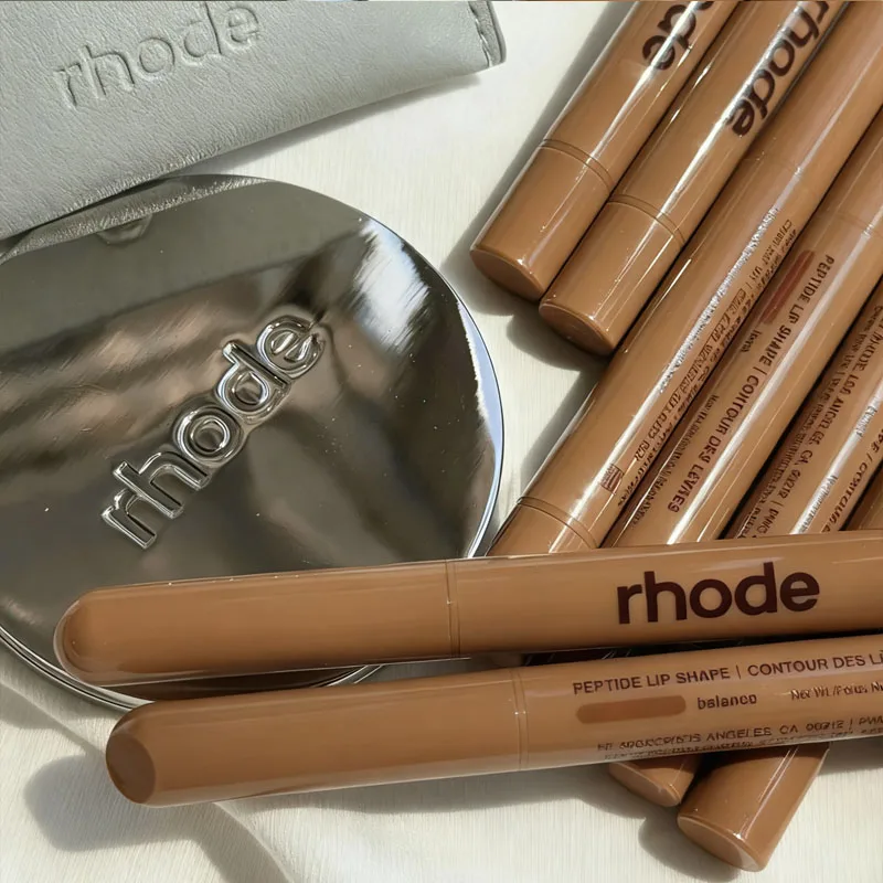 رود ماكياج لون مزيج تزيين الشفاه شكل Lipliner دائم الشفاه قلم ملون الزجاج الحليب كريم وجه الأناناس تحديث مرآة لوضع مساحيق التجميل #1