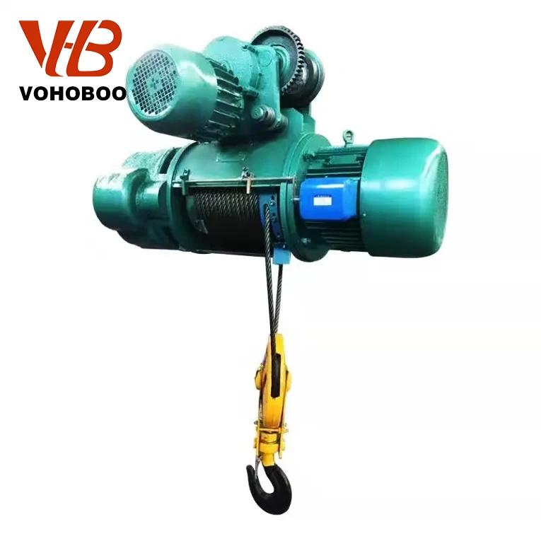 China Manufacturer Low Price Electric Wire Rope Hoist 1t 5t 10t 20t Steel Material For Lifting Cranes Auto Direct Sale