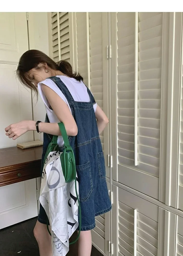 Damen-Jeans-Strampler, Playsuits, glättet Silhouette, Schweißbuchstaben, raffiniert, locker sitzend, Frühling und Herbst, Manschetten, lockere Passform, hohe Ins