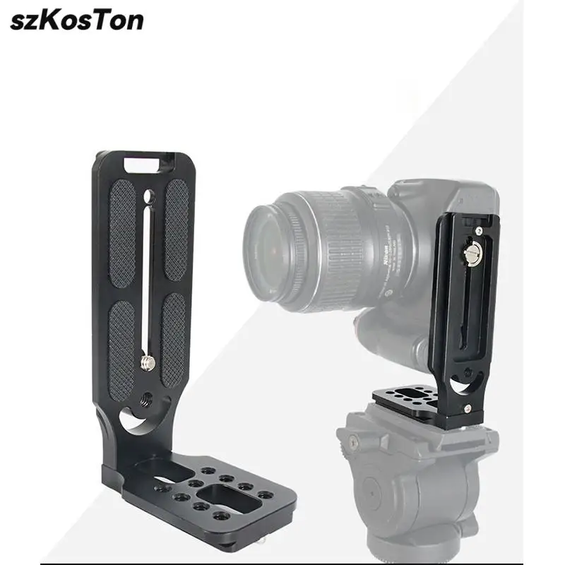 

Horizontal Vertical Quick Release L Bracket for Sony Canon Nikon DSLR Camera DJI Ronin Crane Gimbal Stabilizer Tripod Monopod