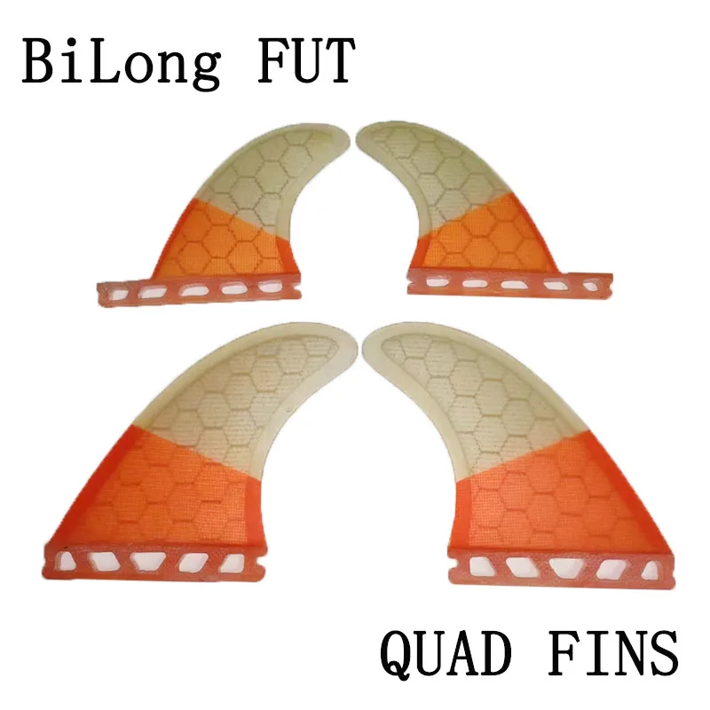 BiLong Futures Surfboard Fin Keel Quilhas Quad Fin Surf Fin Surfing Water Sports Glass Fiber Performance Core Fins