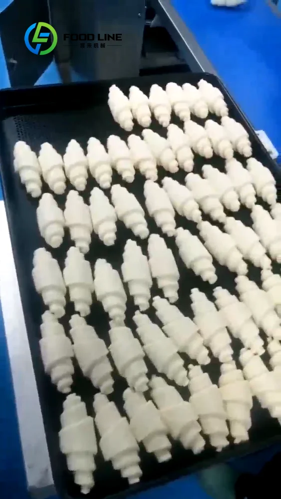 High Capacity Automatic Croissant Production Line for Food Factory Frozen Dough Processing Equipment Customize