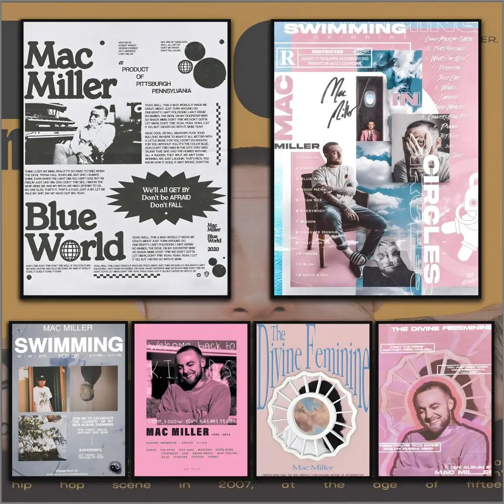 

M-M-Mac M-M-Miller Poster HD Anime Hot Theme Singer/OST/Movie-Waterproof Self-Stick Home Decor