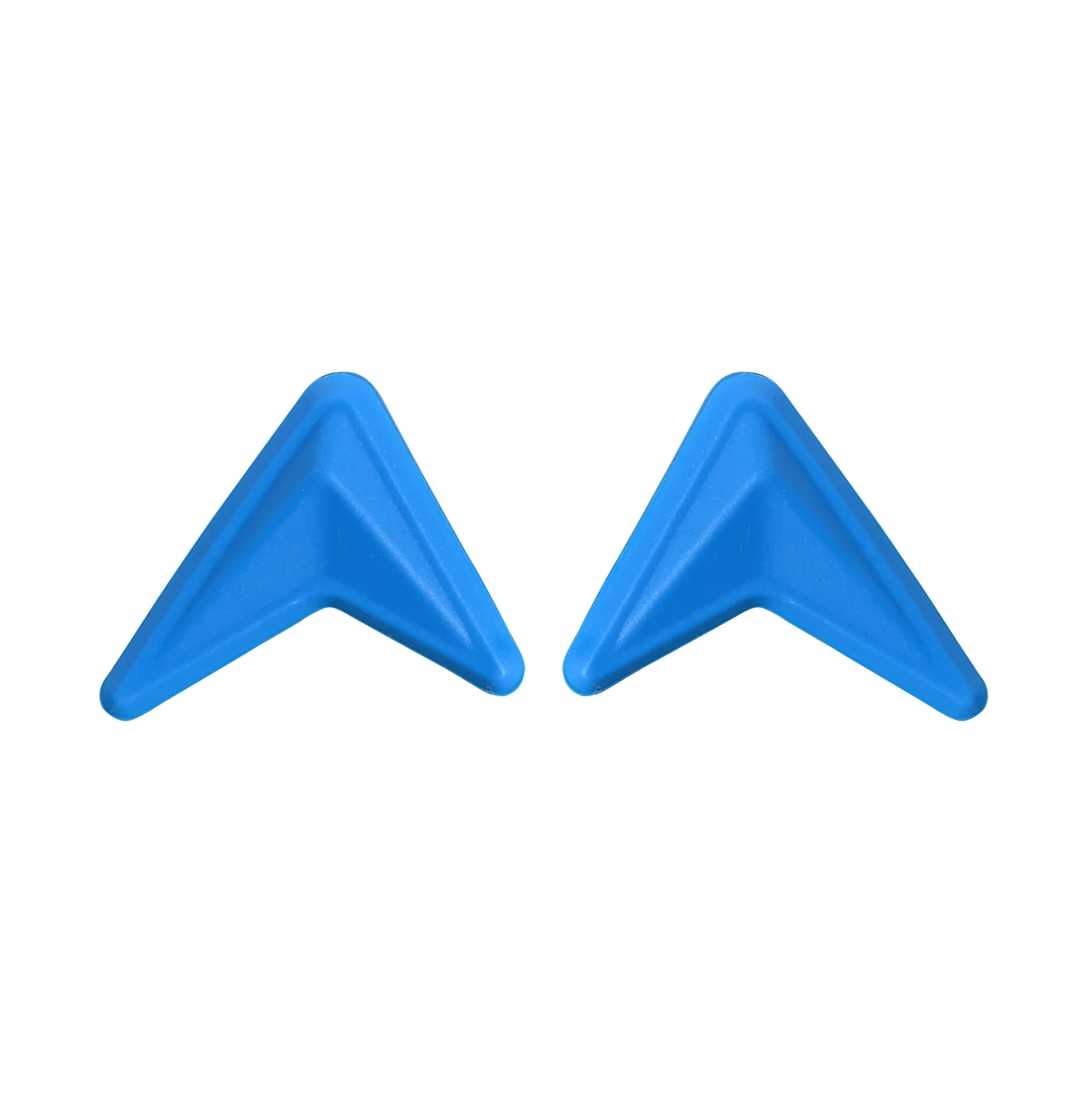 2 قطعة أغطية مصد الباب منصات حماية الحرس المطاط الأزرق اكسسوارات السيارات الخارجية ل كورفيت C8 2020 2021 2022 2023 2024 #6