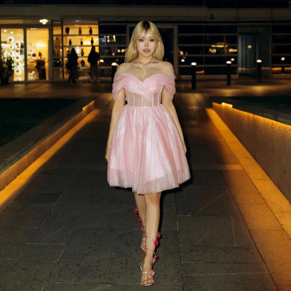 

Msikoods Customized Purple Prom Gown 2025 High Slit Backless Strapless Tulle Tiered Elegant Occasion Dress Evening Parties