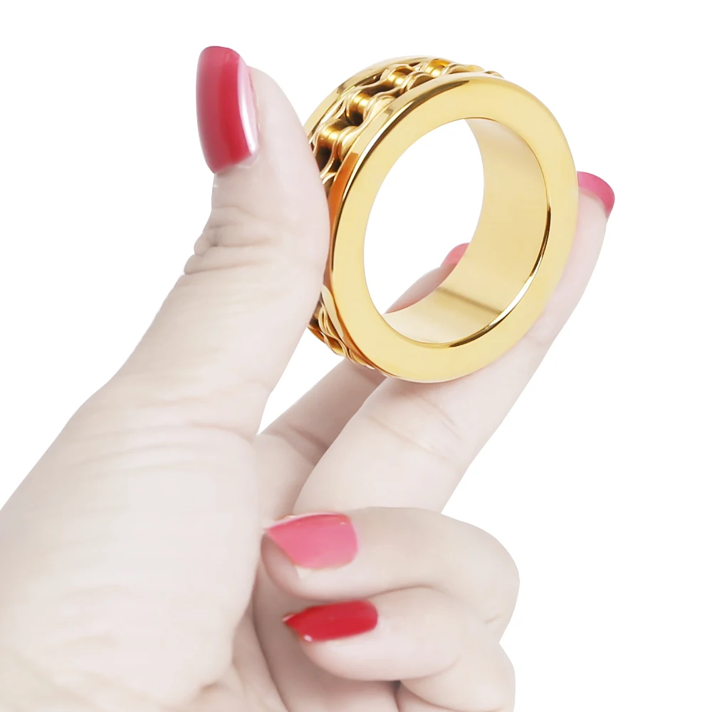 

Gold Chain Cock Ring Chain Glans Ring Stainless Steel Male Sex Ring Stop Premature Ejaculation Erection Cock Cage Fetish toys