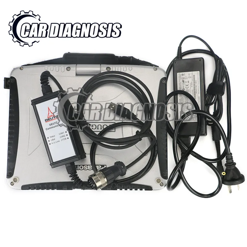 Diagnostic programming tool for Deutz controllers for deutz DECOM Diagnostic kit Scanner with CF19 laptop