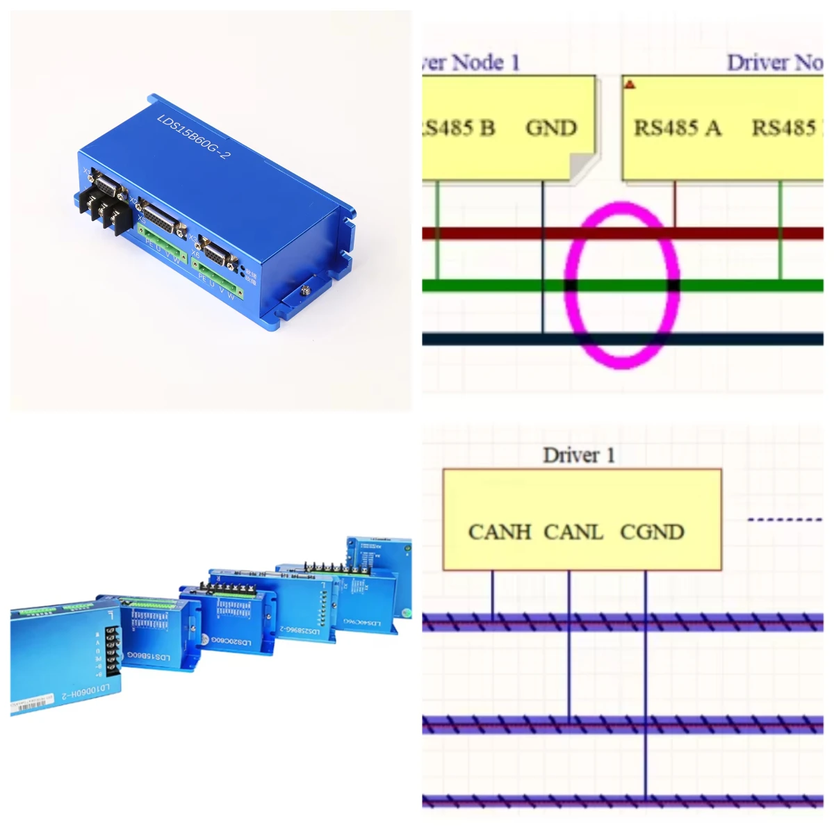 

2026 New Agv Dual Channel Motor Driver With Multiple Hardware And Software To Protect The Motor For Agv