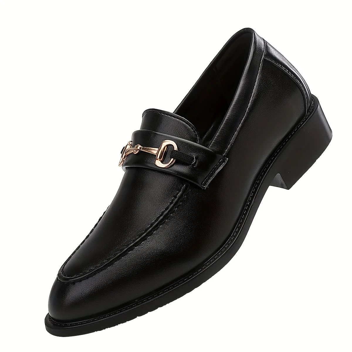 Summer Fashion Luxury Men\'s Business Slip-on Loafers Male Office Leather Shoes Soft Light Driving Shoes Black Casual Party