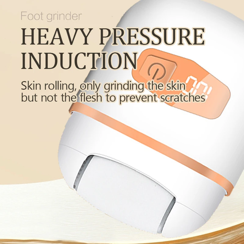 เครื่องขัดเท้าไฟฟ้าแบบชาร์จได้ กำจัดหนังด้าน ขจัดหนังด้าน ขจัดหนังด้านที่แตก บำรุงเท้าให้แห้งและซ่อมแซม