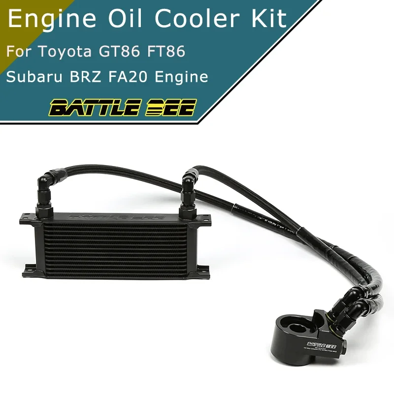 

Oil Cooler Kit For Toyota GT86 FT86 Subaru BRZ FA20 ZN6 ZD6 Engine Oil Filter Thermostat Sandwich Plate Adapter BB-OCK-135/136