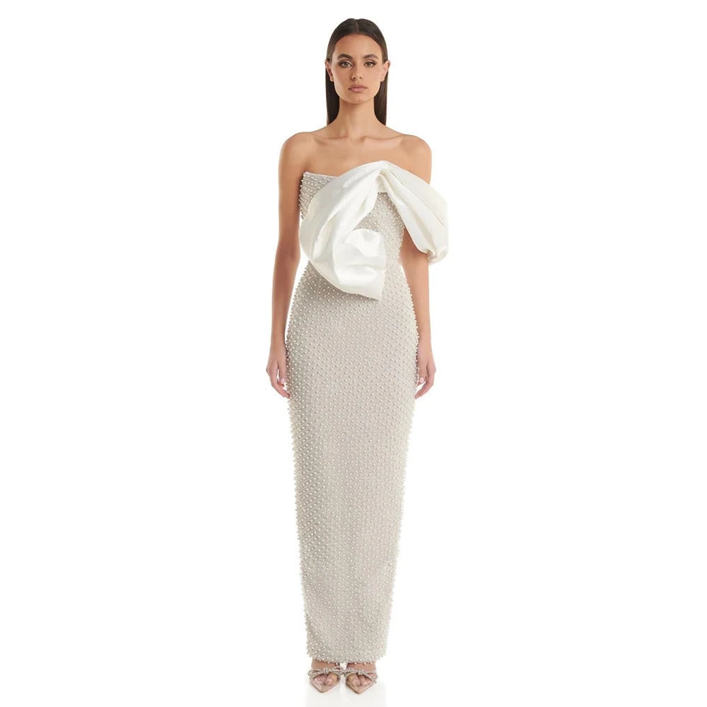 GORAFASHION off shoulder maxi-jurk slim fit mode sexy jurken dames elegante jurk schede avondfeest mouwloze galajurk