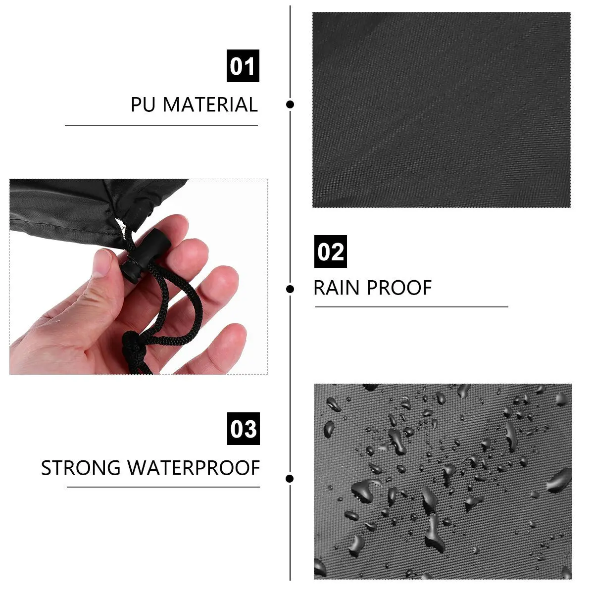 

Rainproof Seat Cover Bike Cushion Saddle Bicycle Protective Water Protector Black