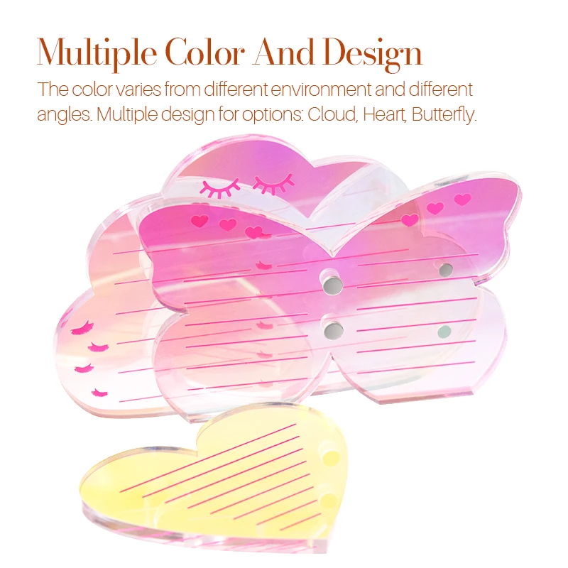 H&L SINCE1990 Eyelash Pad Lash Extensions Mixed Tray Eyelash Organising Tile Eyelash Board Beauty Tools Makeup