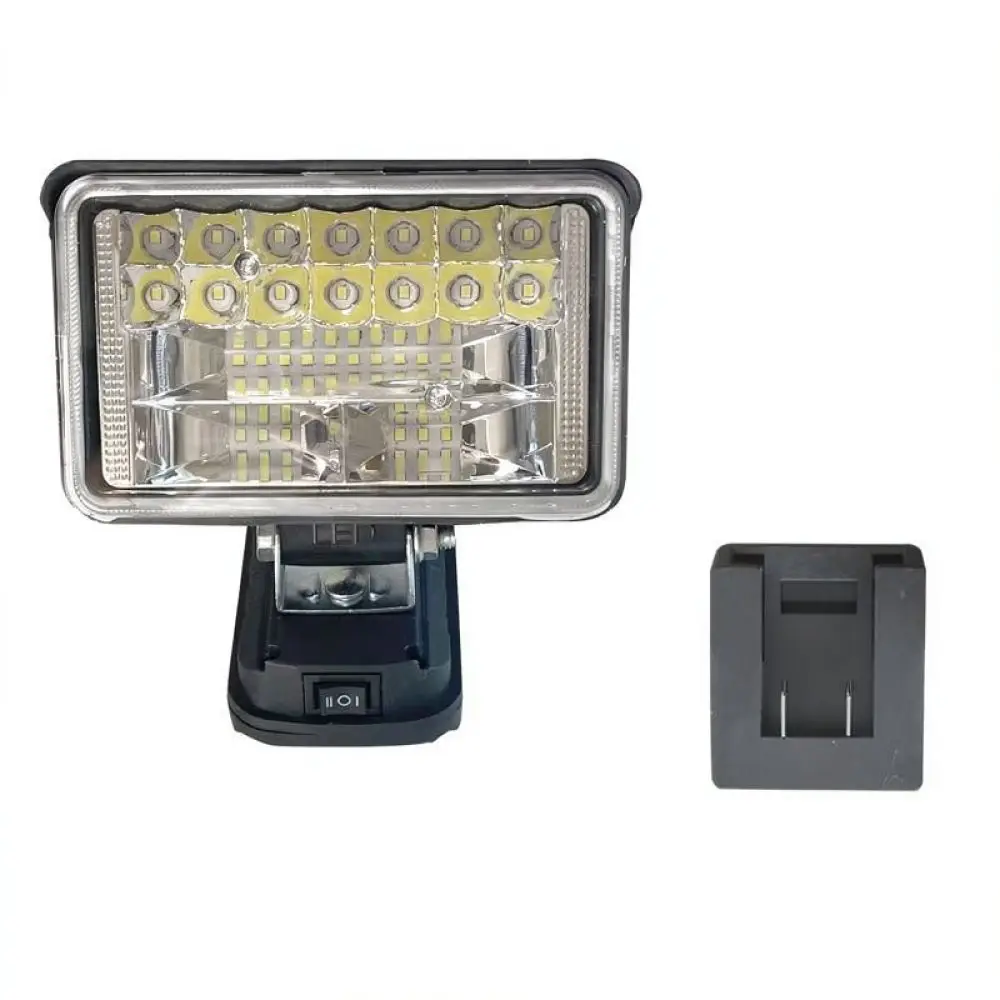 Rotatable LED Work Light For Makita Dayi Battery Powered Floodlight Camping Fishing Emergency Maintenance Lighting Tool