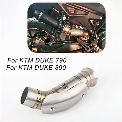 KTM 790 DUKE 2018-2023 890 duke 2020-2023 duke 790 배기 duke 890 머플러 용 오토바이 배기 링크 파이프