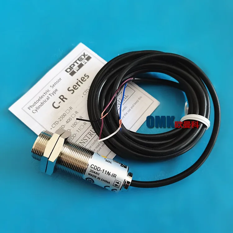 Opus Photoelectric Switch CDD-11N-IR CDD-11P-IR Cylindrical Diffuse Reflection Type NPN PNP Three-wire