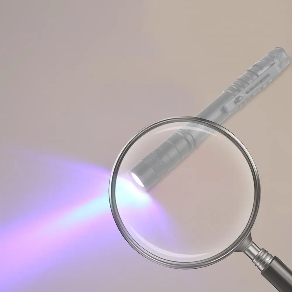 

Портативный светодиодный ультрафиолетовый фонарик IPX4, водонепроницаемый, 395 нм, 3 Вт, мини-УФ-фонарь-ручка, детектор пятен от мочи домашних животных и банкнот, карманный фонарик-лампа