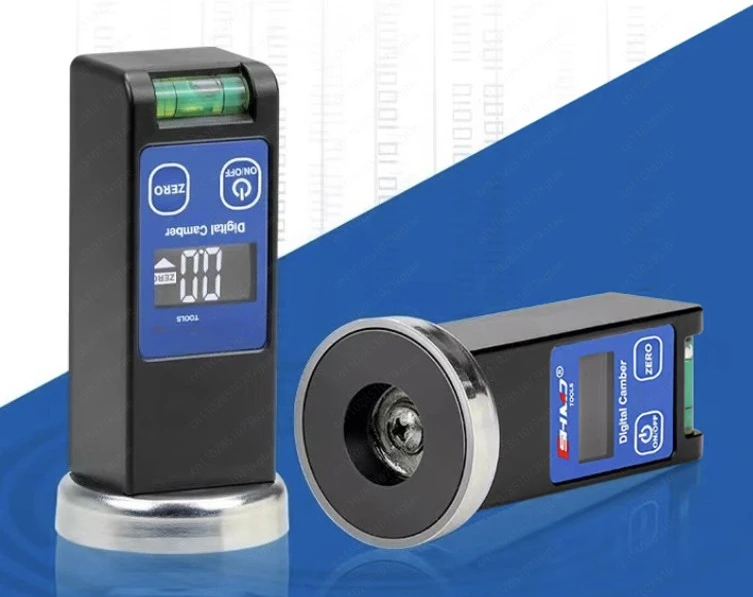 Four-wheel positioning tilt angle tool digital display level meter magnet level meter adjustment eccentric screw change rod