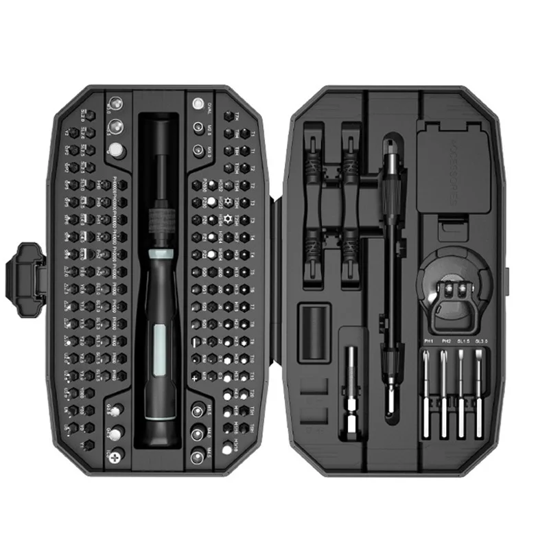 

Набор прецизионных отверток, набор инструментов для ноутбука, 152 в 1, профессиональная компьютерная отвертка, ремонтный комплект T5 T6, отвертка Torx с коробкой