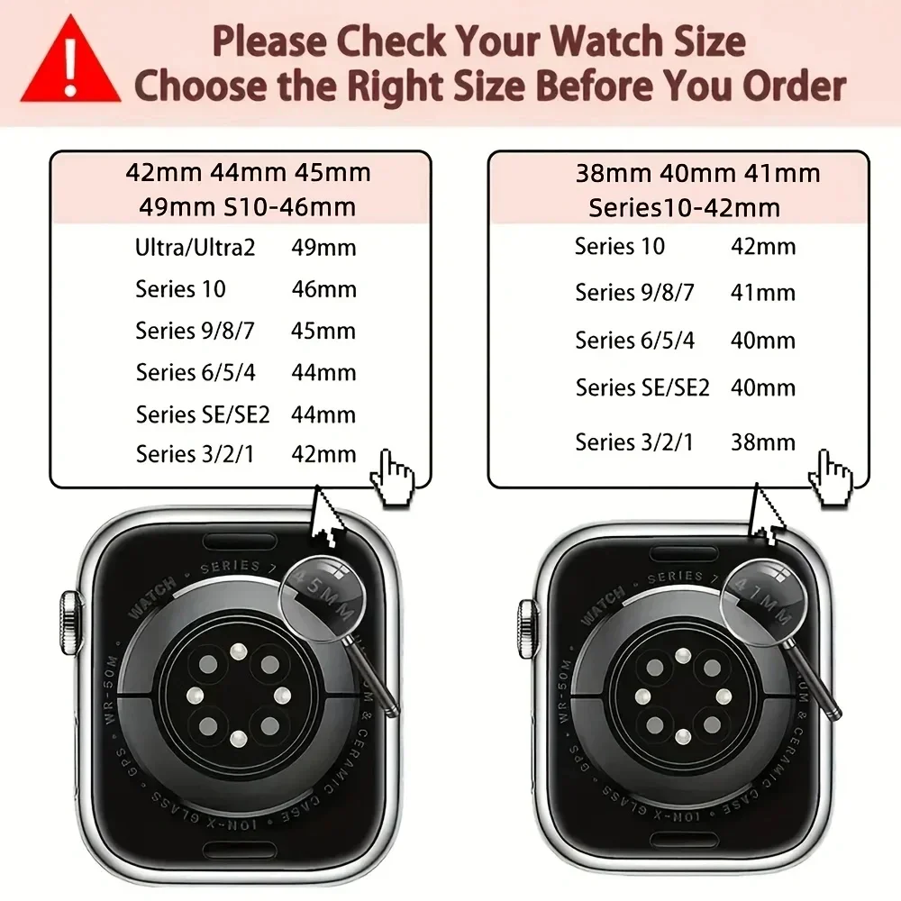 Armband für Apple Watch, Ultra 4, 3, 2, 49 mm, 46 mm, 40 mm, 44 mm, 45 mm, 42 mm, Milanese Loop, Armband, iWatch Series 12, 11, 10, SE, 9. – Detail 1