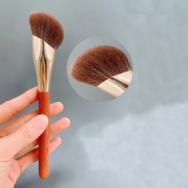 Karsyngirl 1pcs Profession Face Contour Sculpting Brush Synthetic Hair Highlight Brush Powder Sculpting Brushes Makeup Tool