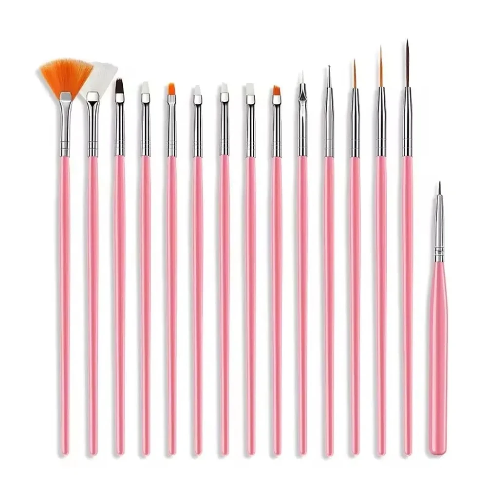 35-in-1 Nail Art Tool Set with Nail Lamp Glue Drying Machine Manicure Kit with Dead Skin Fork Pusher And Finger Divider