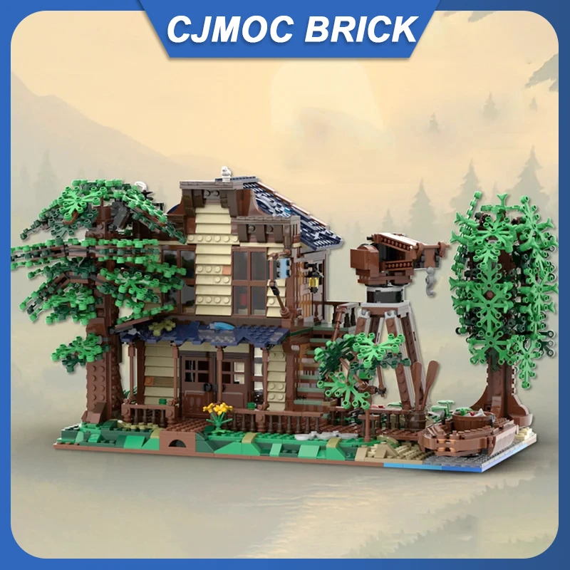 

Moc Северо-Западный город, уличная сцена, здание, модель подъема, технология, сборка, строительные блоки, игрушки, детский подарок на день рождения