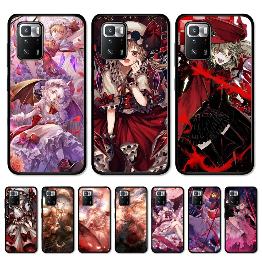 Anime Touhou Scarlet Eyes Phone Case For Redmi Note 4 X 5 A 6 7 8 T 9 9S 10 11 11S 11Epro Poco M3 pro