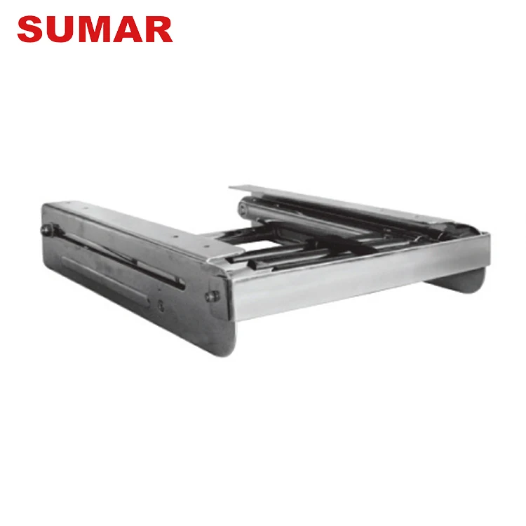 حار بيع سلامة الغوص المضادة للانزلاق البلاستيك خطوة السفينة سلم متداخل الأجزاء لمنصة