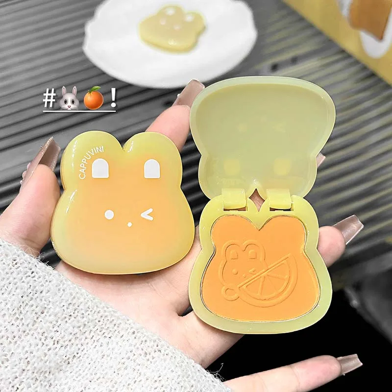 Fard per ombretti opachi monocolore in polvere multiuso Cute Bunny - Fard vitalità per il trucco facile da applicare