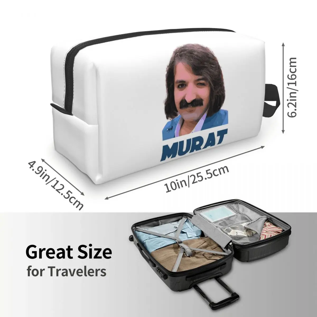 Murat Erdem Erdemin Bolsa de maquillaje turco Winker Organizador de cosméticos Kit de almacenamiento Dopp Bolsa de cosméticos de artículos de tocador para mujer Estuche para lápices