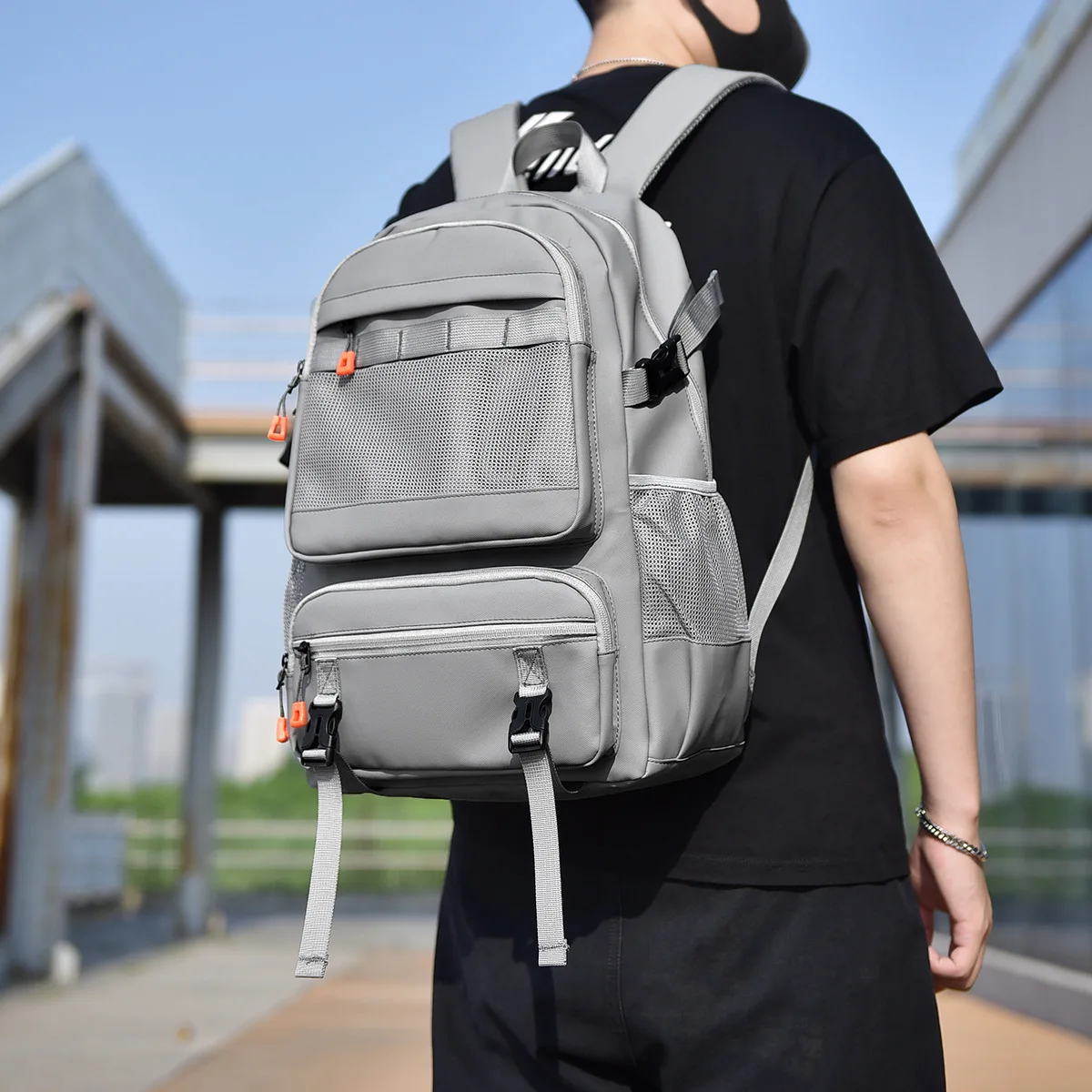 Men's Large Capacity 15.6 Inch Laptop Backpack,Business Travel Computer Bag for College Students,Lightweight Waterproof Daypack