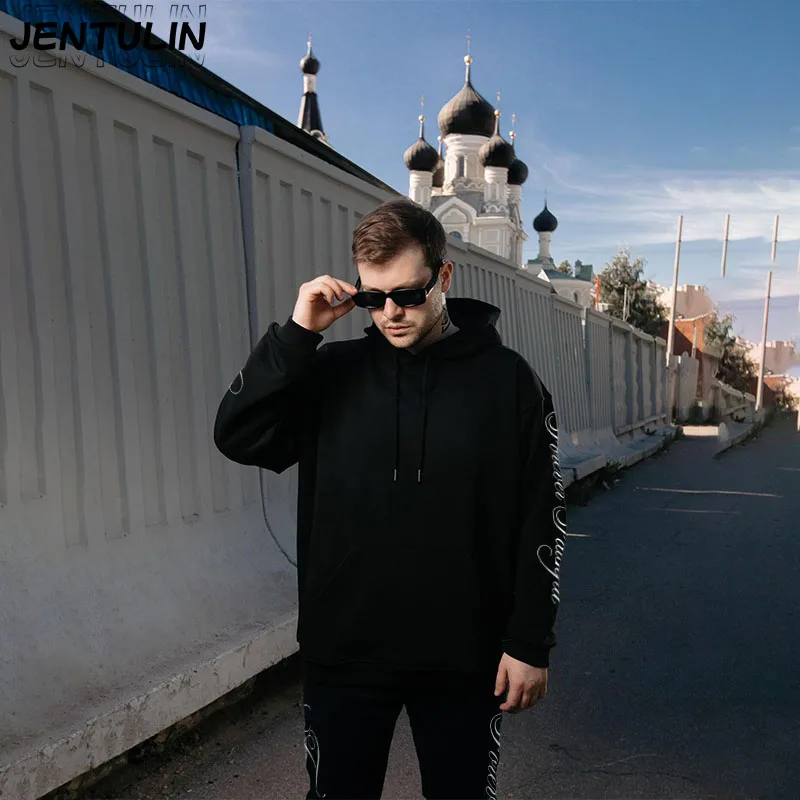 Y2K جماليات ريترو موضة الرجال ملابس رياضية الجرافيك الأبجدية هوديي Kpop Harajuku الشارع القوطي فضفاض زوجين المرأة هوديس غير رسمية