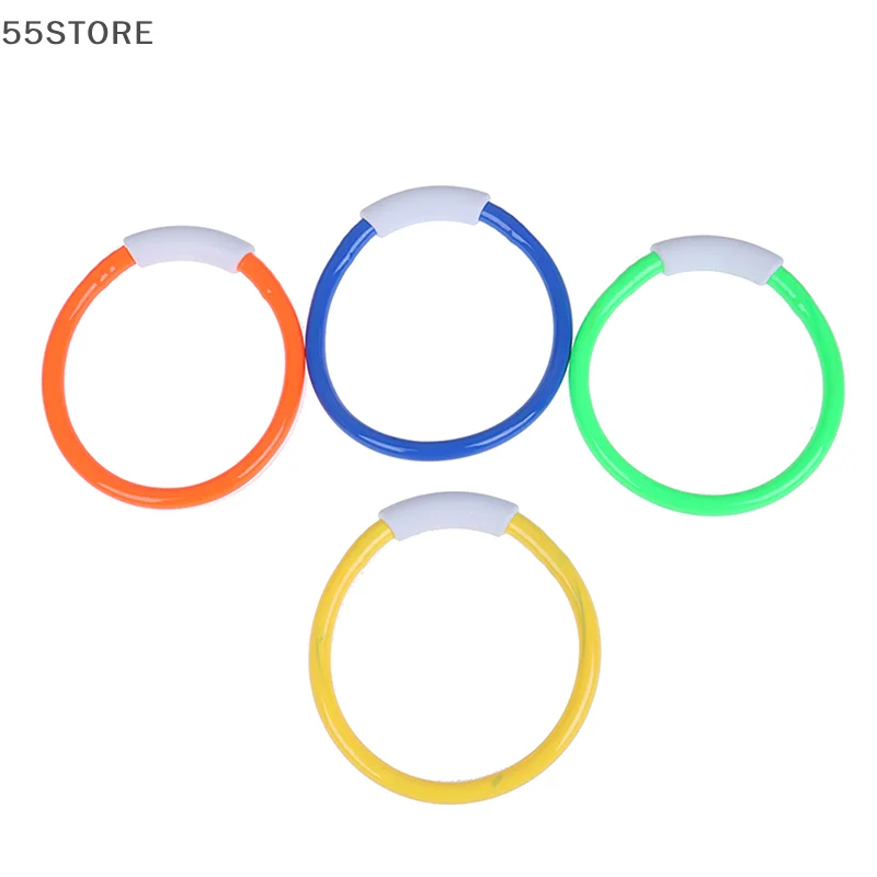 4 Pcs For Summer Underwater Game Diving Ring Set Swimming Pool Circle Diving Rings Water Party Tools