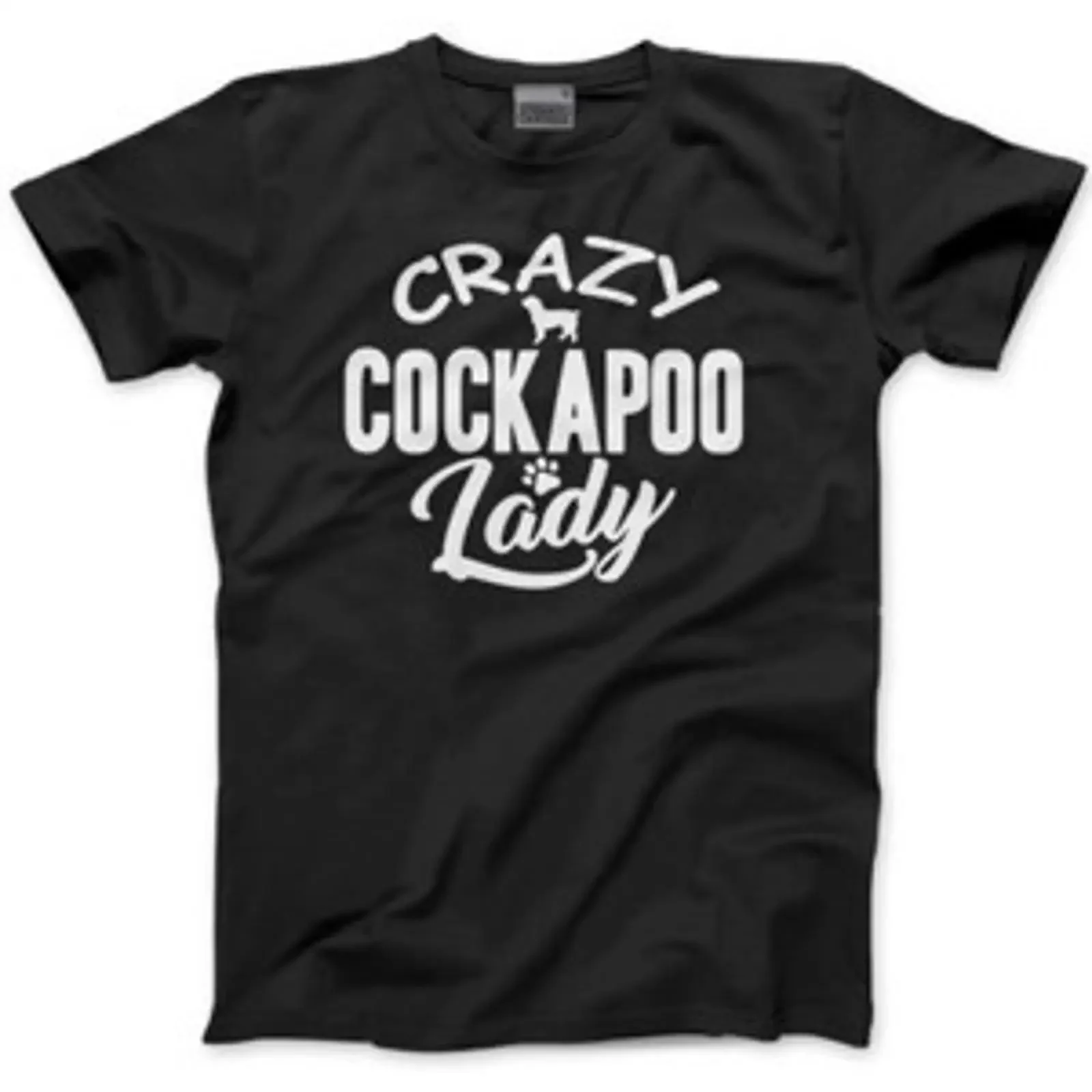 Crazy Cockapoo Lady Hund Welpe Haustier Geschenk T Shirt vintage Washed Unisex graphic designer clothes Stretched Breathable